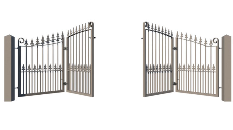 Swindon Low Bi Fold Driveway Gate Gates And Fences Uk