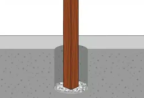 How to fit gate posts