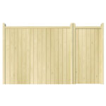 3-4 Split Gate - The Brentwood in wood pine