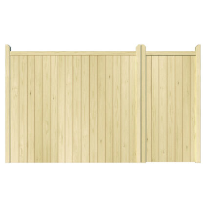 3-4 Split Gate - The Brentwood in wood pine