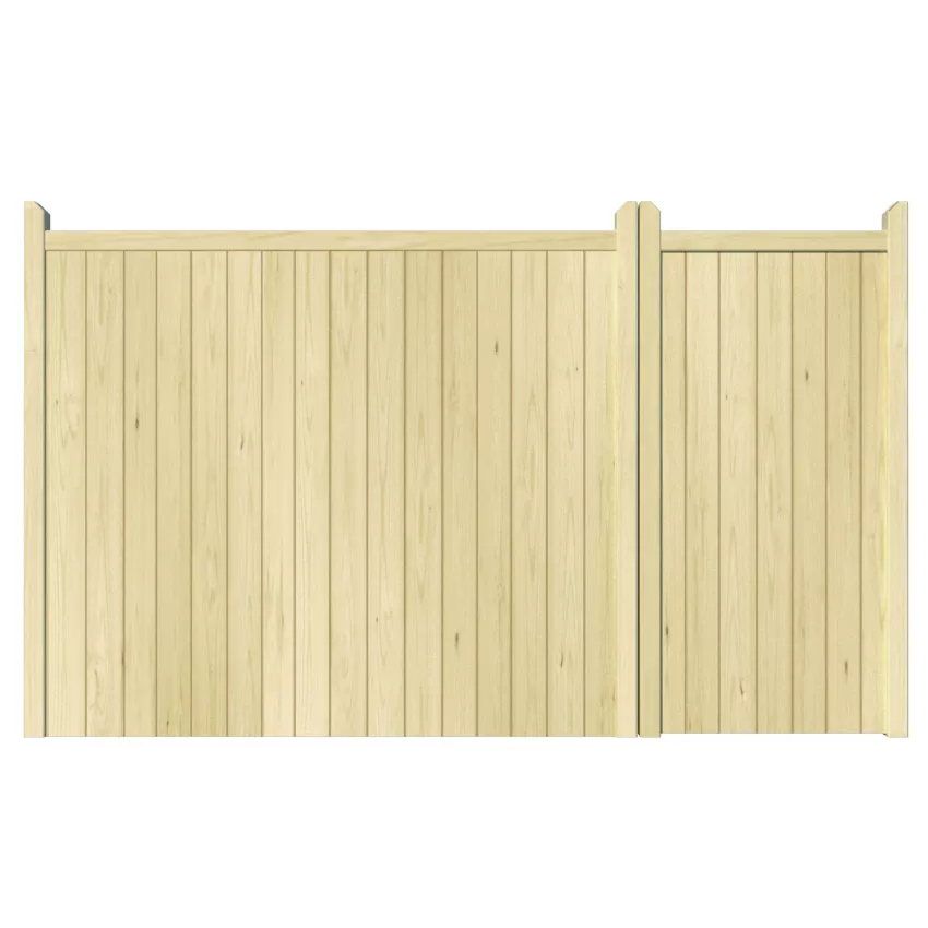 3-4 Split Gate - The Brentwood in wood pine