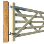 5 Bar Field Gate - Single - close up