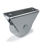 80mm V-Groove Wheel and Mounting Bracket