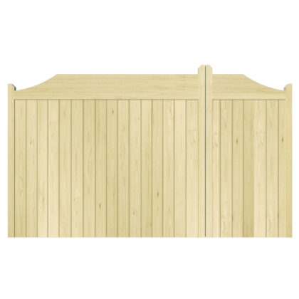 Abbeywood Tall Pine Split Driveway Gate