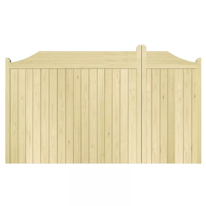 Abbeywood Tall Pine Split Driveway Gate