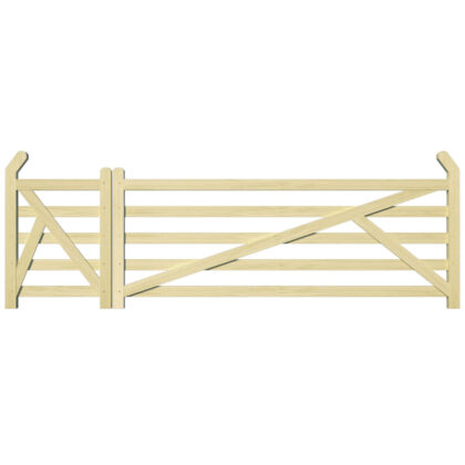 Arch Top Field Gate and Access