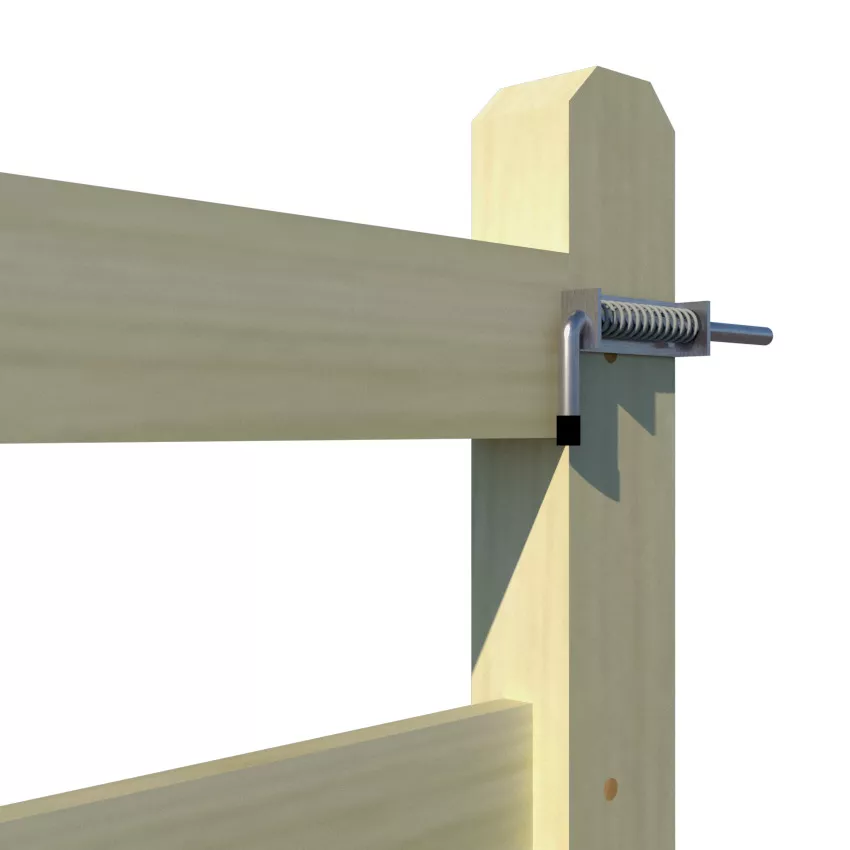 Arch Top Field Gate - close up 2