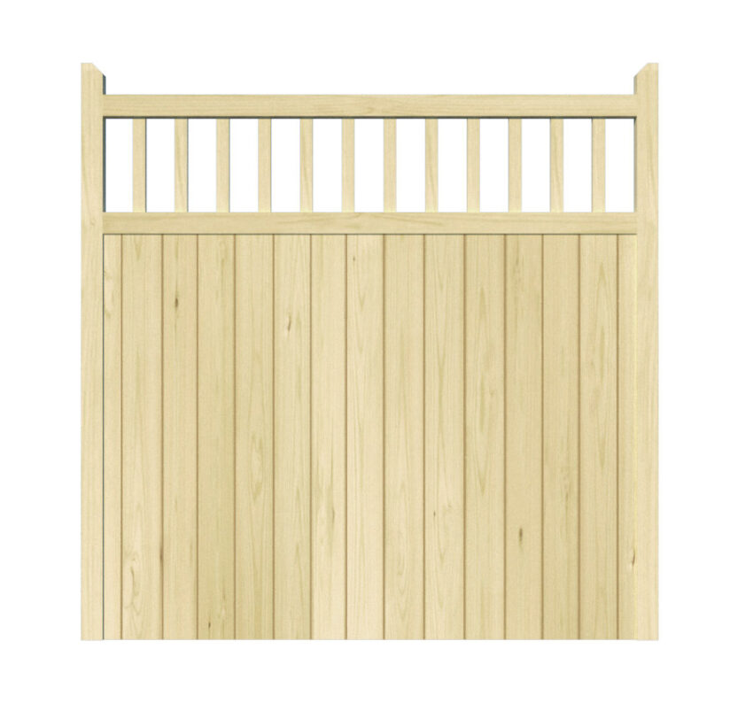 Baywood Pine Garden Fence Panel_Scene 1