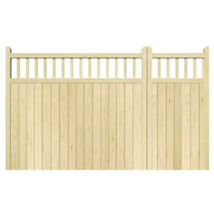 Baywood Tall Pine Split Driveway Gate