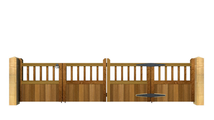 Hardwood Bi-fold Gates, The Baywood - Image 5