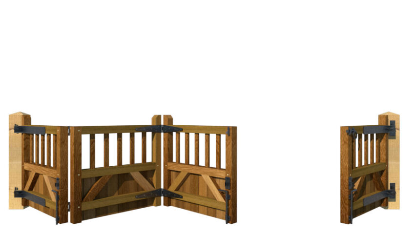 Hardwood Bi-fold Gates, The Baywood - Image 8