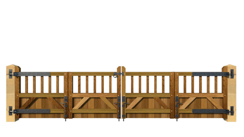 Hardwood Bi-fold Gates, The Baywood - Image 3