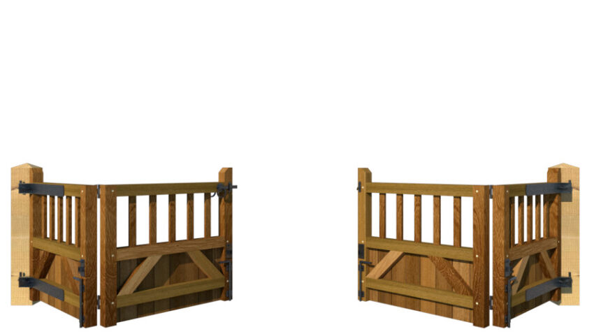Hardwood Bi-fold Gates, The Baywood - Image 4