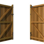 Bi-fold Gates - The Brentwood - rear - opening
