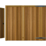 Bi-fold Gates - The Guildford - front 3+1 open