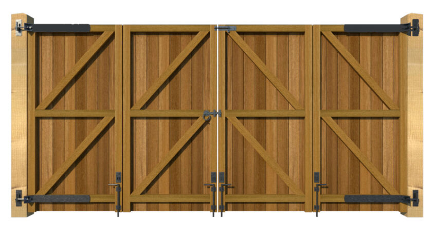 Bi-fold Gates - The Guildford - rear