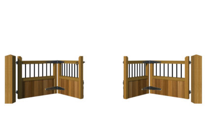 Bi-fold Gates - The Shrewsbury - open