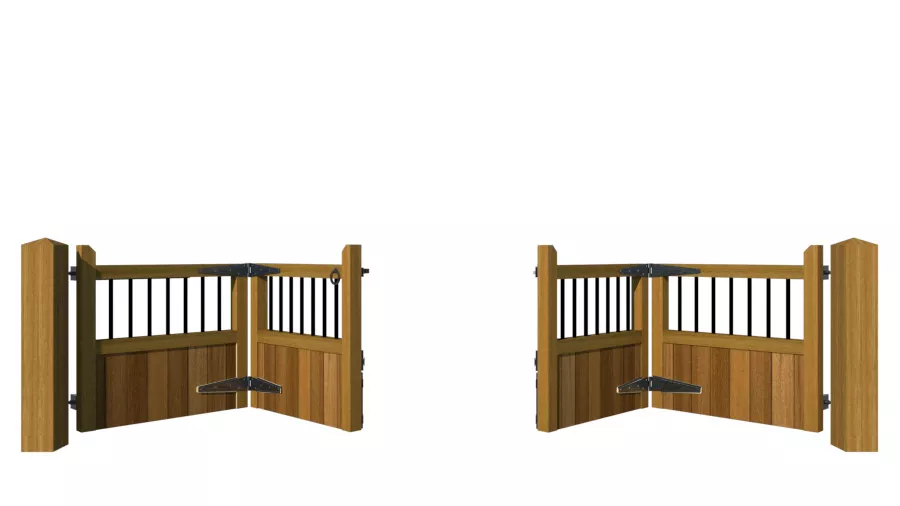 Bi-fold Gates - The Shrewsbury - open