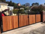 Bi-fold driveway gates