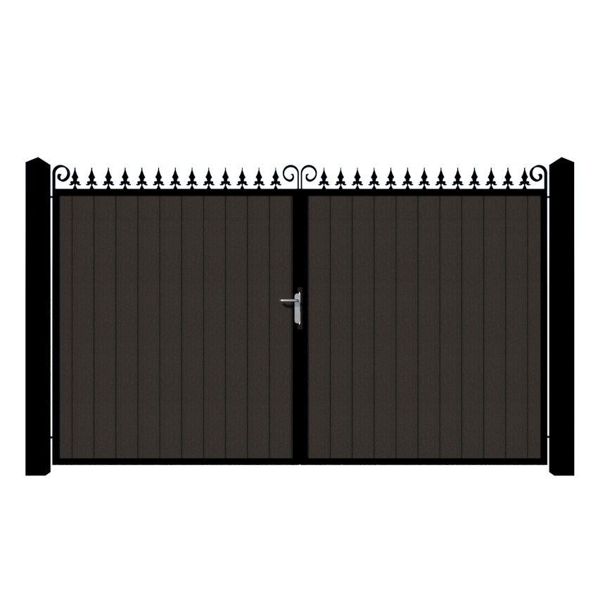 Composite Driveway Gate - The Middleton - Anthracite Grey