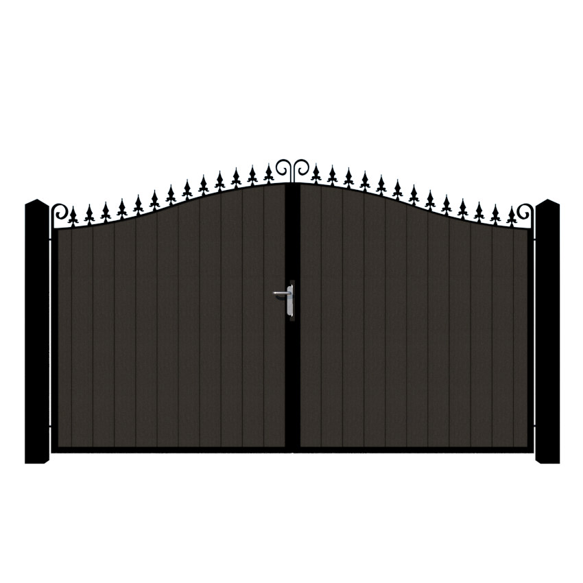 Composite Driveway Gate - The Stratford - Anthracite Grey