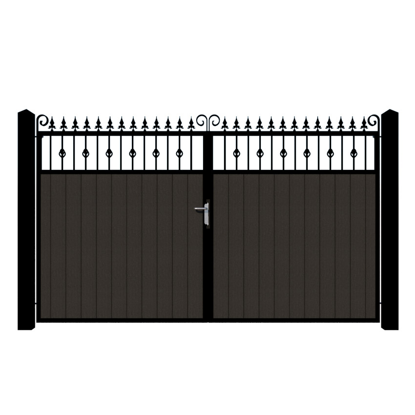 Composite Driveway Gate - The Wilton - Anthracite Grey