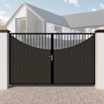 Composite Driveway Gates - The Lyndhurst - Flat Top