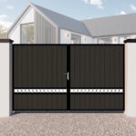 Composite Driveway Gates - The Sandbanks - Flat Top