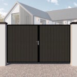 Composite Driveway Gates - The York - Flat Top