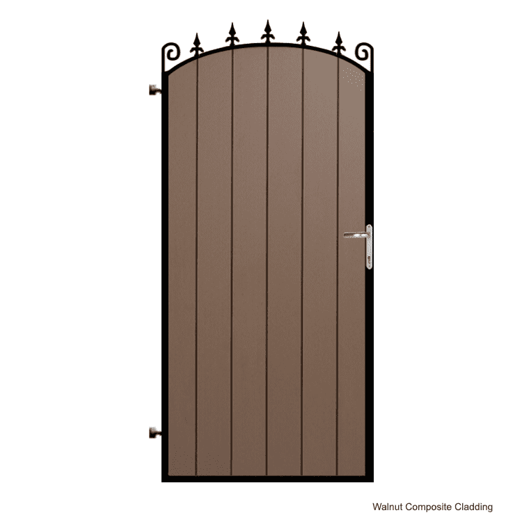 Composite Side Gate - The Dorchester - Walnut