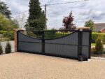 Composite Sliding Gate - The Lyndhurst - rear