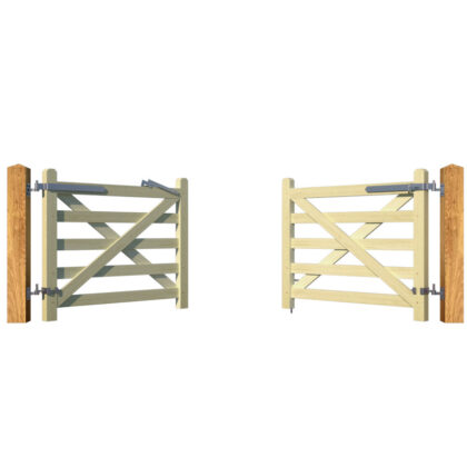 Double Cross Field Gate - open