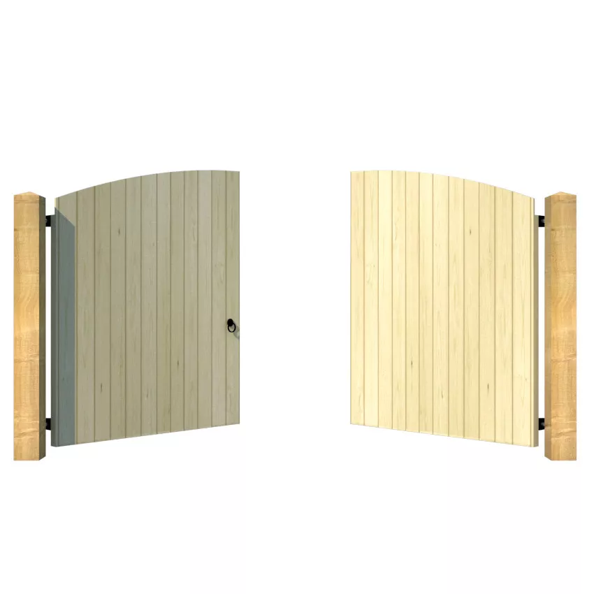 Driveway Gates - The Buckden - opening