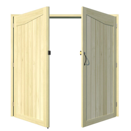 Garage Doors - Softwood - The Cirencester - opening