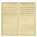 Garage Doors - Softwood - The Derby
