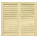 Garage Doors - Softwood - The Derby - front