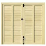 Garage Doors - Softwood - The Derby - rear 2