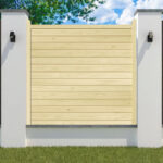 Garden Fence Panel - The Derby- Flat top