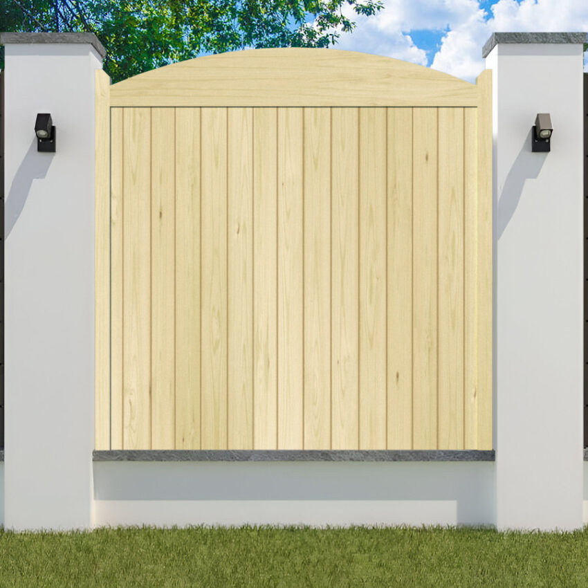 Garden Fence Panel - The Earlswood bow top