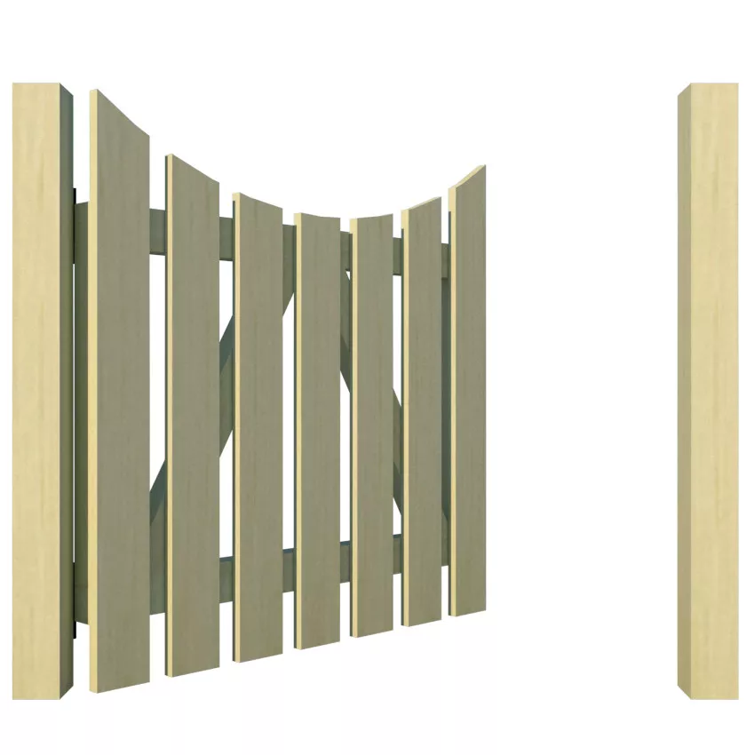 Garden Gates - The Bakerswood - open
