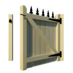 Garden Gates - The London - rear open