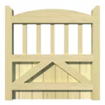 Garden Gates - The Redhill - rear