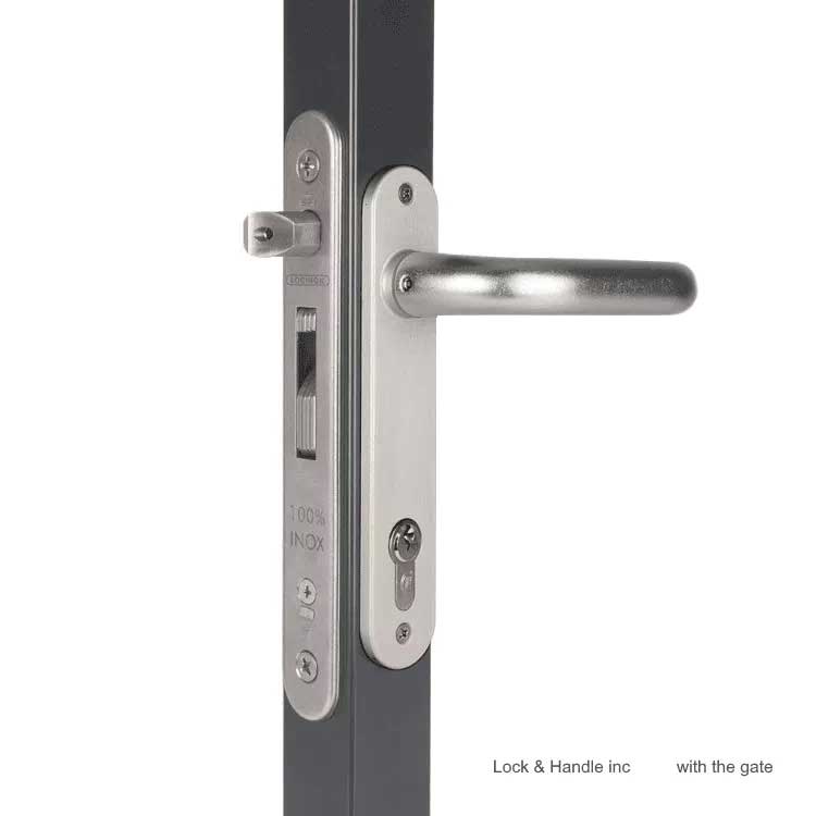 Gate Handle and lock from Locinox