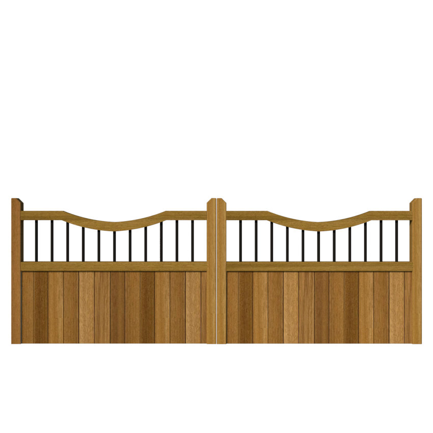 Hardwood Driveway Gate - The Woodchurch