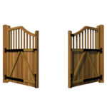 Hardwood Driveway Gates - The Hinchleywood - 1