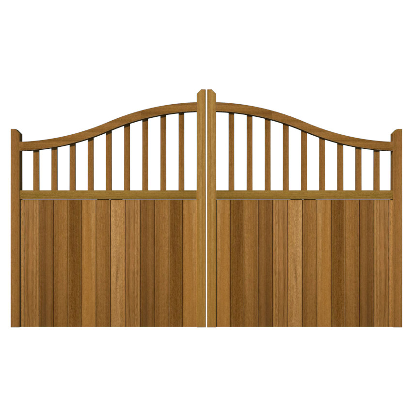 Hardwood Driveway Gates - The Torbay