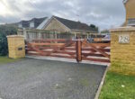 Hardwood Field Gate with access