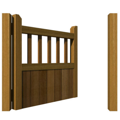 Hardwood Garden Gate - The Baywood - open