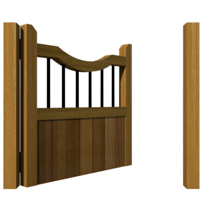 Hardwood Garden Gate - The Woodchurch - open