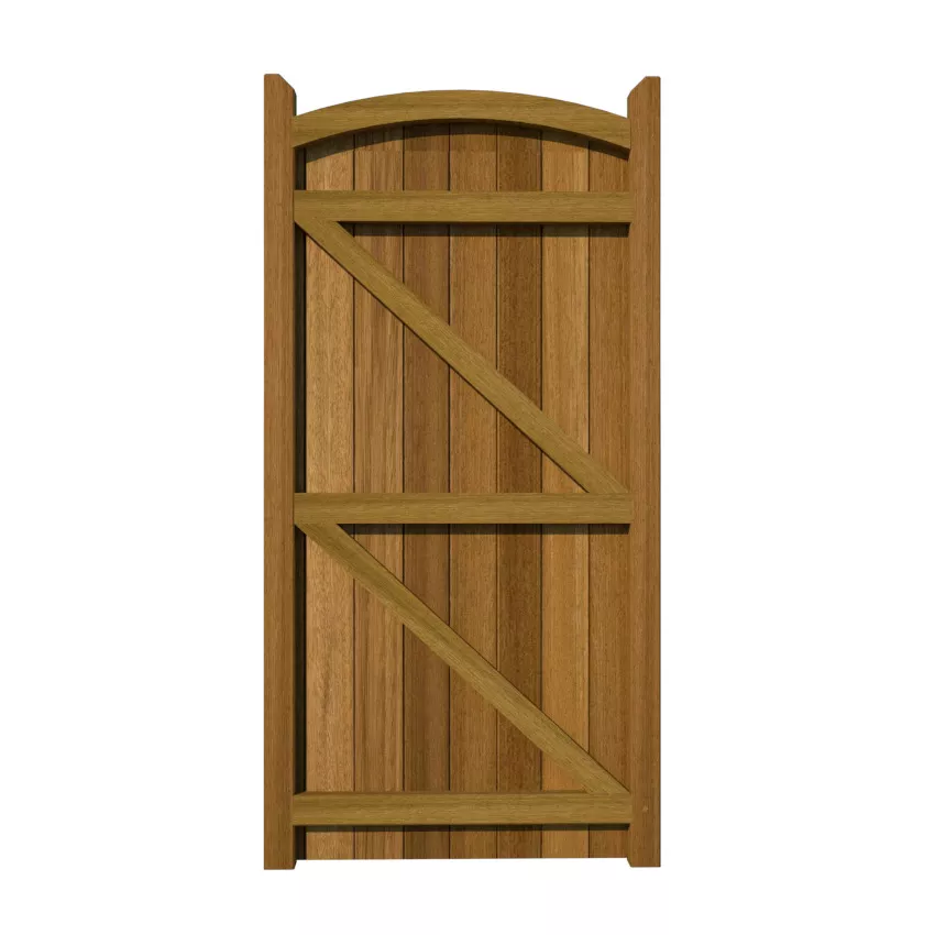 Hardwood Side Gate - Chappelwood - rear